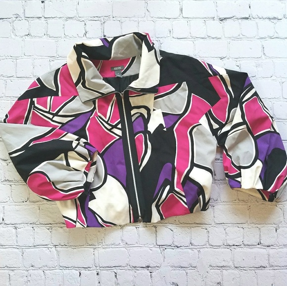 Kenneth Cole Reaction NEW Puffy Crop Jacket Sz 6 - Picture 3 of 8